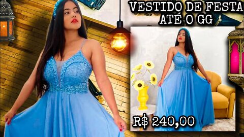 🛑 VESTIDO DE FESTA FORMATURA CASAMENTO LONGO ATÉ O GG