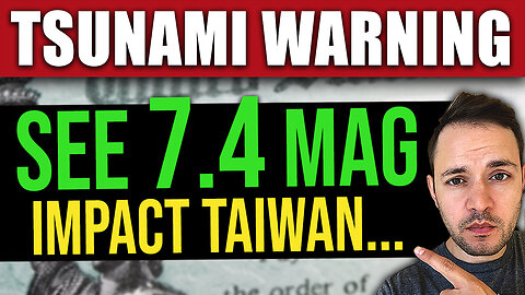 BREAKING: See Tsunami Warning After 7.4 Earthquake Hits Taiwan (April 2, 2024)
