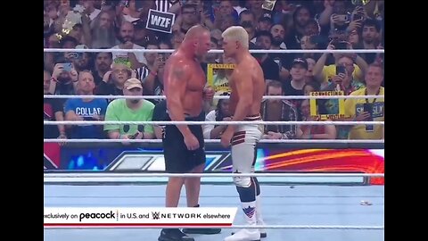 Cody Rhodes VS Brock lesnar || wwe summerslam 2023 highlights #wwe #summerslam #trending