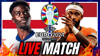 ENGLAND vs NETHERLANDS LIVE MATCH STREAM | EURO 2024 SEMI-FINALS #EURO2024 #ENGLAND