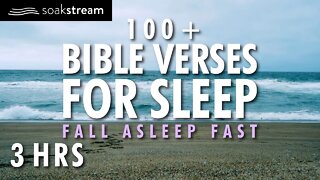 FALL ASLEEP FAST 100+ Healing Scriptures With Soaking Worship Music | Bible Verses For Sleep