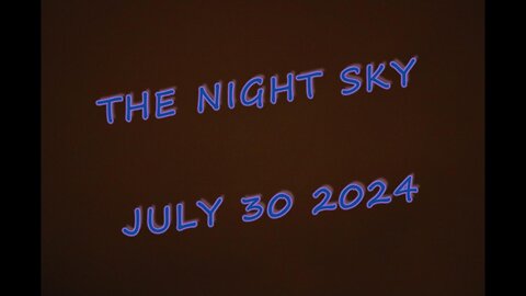 SNAP SHOTS OF THE NIGHT SKY 2024