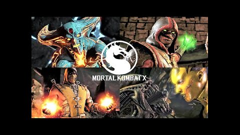 Mortal Kombat X - All Fatalities & Faction Kills (4K 60FPS)