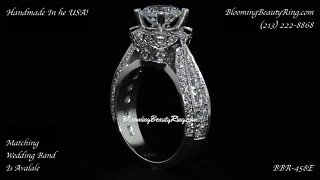 BBR-458E Engagement Ring By BloomingBeautyRing.com