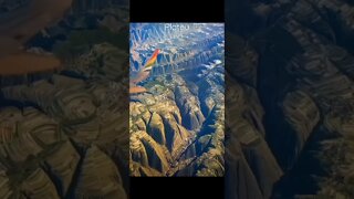 Beautiful land scape view from plane || footage from plane #shorts #ufugaming #viewfromthetop