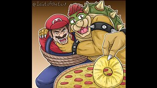 Bowser commits the ultimate pizza sin