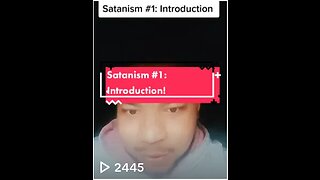 Satanism #1: Introduction