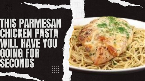 This parmesan chicken pasta is different from the other ones