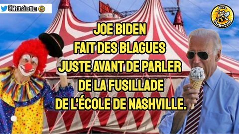 Joe Biden fait des blagues juste avant de parler de la fusillade de l’école de Nashville