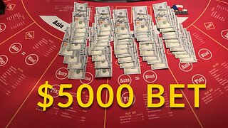 Does This $5000 Baccarat Bet Win?