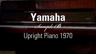 YAMAHA - Upright Piano 1970 - Sample B