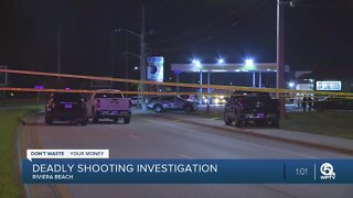 Police investigate fatal shooting outside Riviera Beach gas station