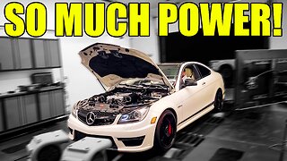We Finished My Supercharged C63 AMG & The DYNO Results Are INSANE!