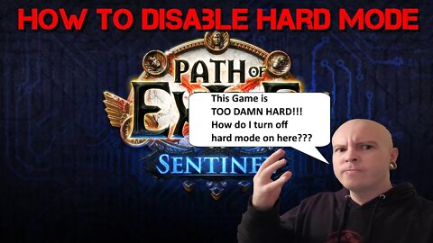 How To Disable Hard Mode | Path Of Exile Sentinel 3.18 Console