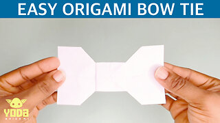 How To Make Origami Bow Tie - Easy And Step By Step Tutorial