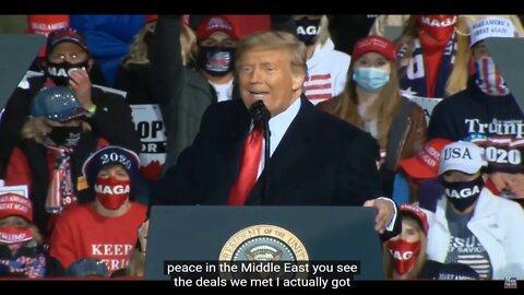 30 Second Recap of Trump Rally in Johnstown Pennsylvania on October 13th 2020. Gaffes. #LieStream