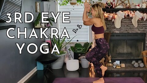 3rd Eye Chakra Yoga Flow | Balancing Yoga Practice | Anja Chakra