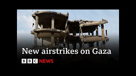 New Israeli strikes on Gaza as troops mass on the border 'to execute the mission' - BBC News