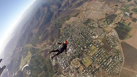 Skydiver Forced To Cut Off Parachute After Scary Malfunction