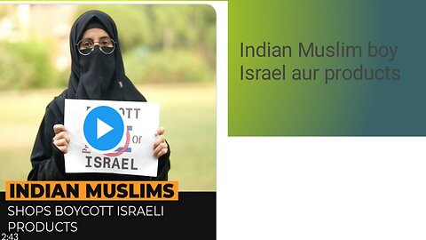 Muslim in India are people of movement