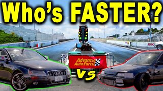 DID We Build the Fastest 1/4 mile Car for $5000? ~ JDM vs Euro FINALE