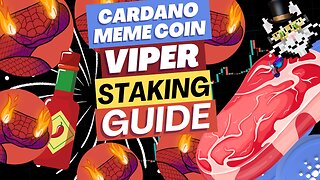 🟢🔥 VIPER Staking Guide 🐍🥩 Cardano ADA Memecoin Tutorial💹