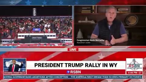 Trump endorses Kevin McCarthy even though he is loudly booed by republican base
