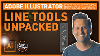 Line Tools in Adobe Illustrator // For Beginners