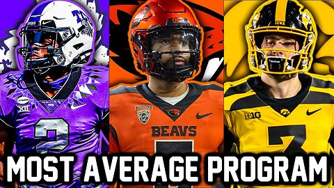 Who is THE MOST AVERAGE PROGRAM in College Football (Power Five Edition)