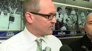 Sabers head coach Dan Bylsma discusses upcoming game against the Dallas Stars