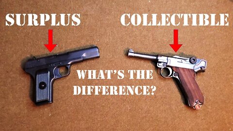 The Basic Difference Between Surplus Items and Collectible Items