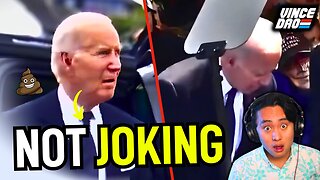 Biden POOPS HIMSELF at D Day Memorial?!