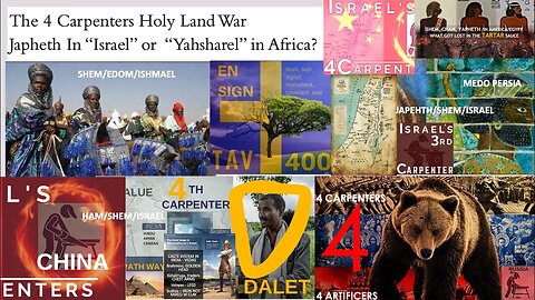4 CARPENTERS HOLY LAND WAR - FAKE ISRAEL MIMICS TRUE WAR IN LAND