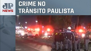 Grupo protesta contra morte de homem por policial em rodovia de São Paulo