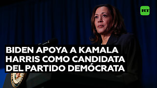 Biden respalda la candidatura de Kamala Harris por el Partido Demócrata para las presidenciales