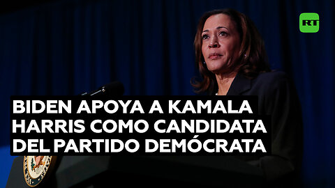 Biden respalda la candidatura de Kamala Harris por el Partido Demócrata para las presidenciales