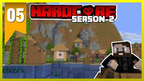 EP05 - Villagers & Exploring for Diamonds - Minecraft Hardcore Let's Play Season 2 [Live Stream]