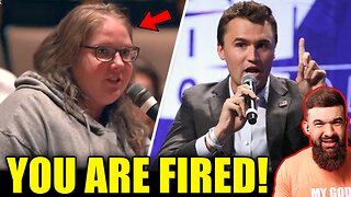 Charlie Kirk TORCHES Woke Pro-Leftist Teacher