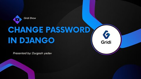 How to change password in django