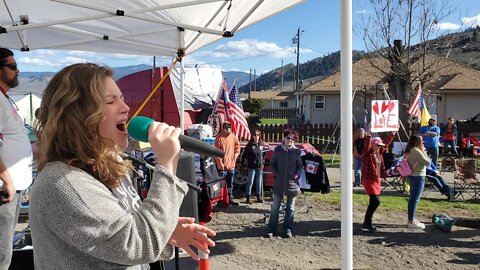 CANADA TO USA BORDER RALLY Hailey song 1 Osoyoos BC Orovile WA April 2 2022 pt3