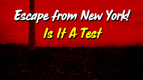 Warning! Escape from New York! Is It A Test... - East Coast Hit With Earthquake!