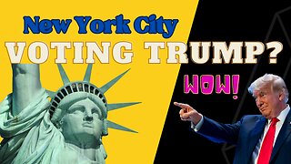 Is New York City voting TRUMP ?