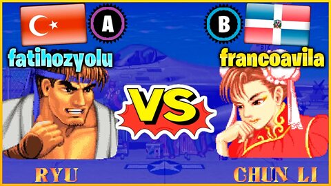 Street Fighter II': Champion Edition (fatihozyolu Vs. francoavila) [Turkey Vs. Dominican Republic]