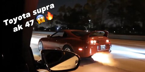 Incredible Toyota Supra exaust sound 😱🔥 WATCH FOLLOW