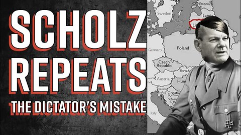 Scholz is committing the same mistake as the Dictator did and PUTIN is READY