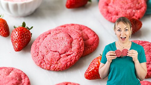 Strawberry Cookies