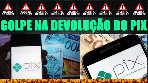 GOLPE NA DEVOLUÇÃO DO PIX - FIQUE ATENTO! FRENTE E VERSO CARTÕES💳