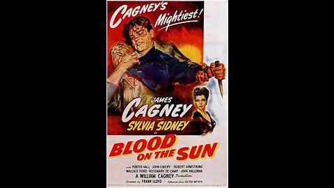 James Cagney | Blood on the Sun (1945) Colorized Movie, Drama, Romance, Thriller