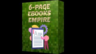 6 Page Ebooks Empire Review, Bonus, OTOs From Alessandro Zamboni