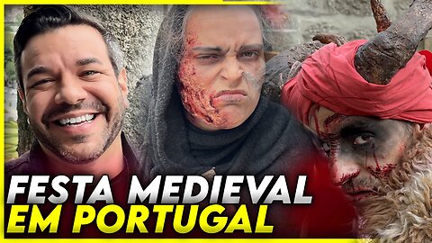 Fui em uma Festa Medieval em #Portugal - Feira afonsina, em Guimarães! EP.03